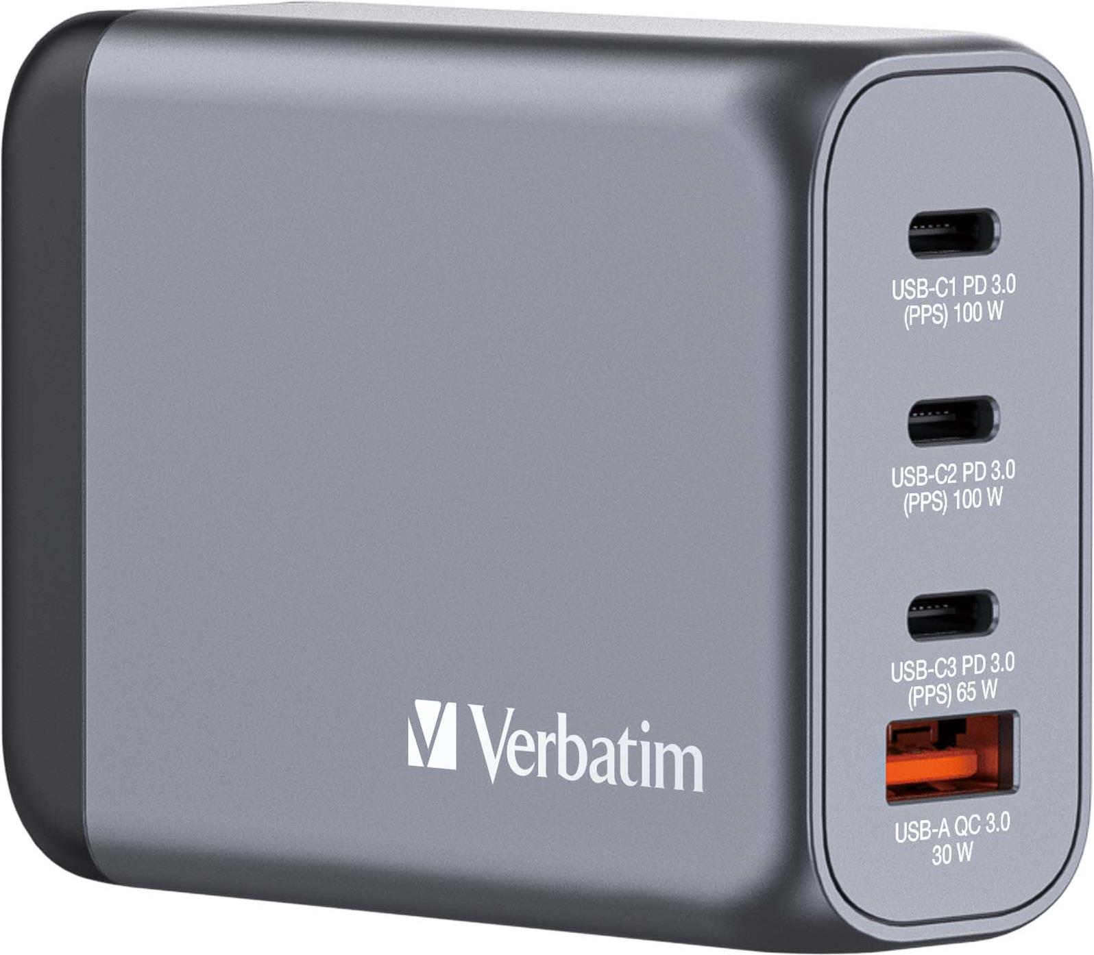 Verbatim GNC-100 Universal Schwarz - Grau AC Schnellladung Drinnen (32202) von Verbatim