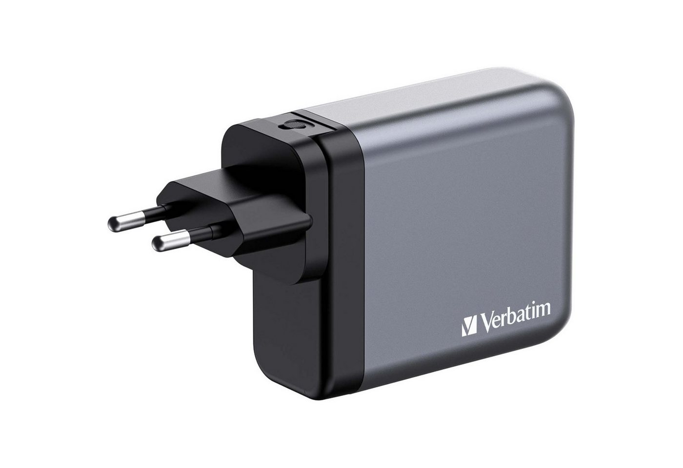 Verbatim GaN-Ladegerät 140W, 1x USB-A, 3x USB-C Notebook-Ladegerät von Verbatim