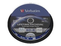 Verbatim M-Disc 4x, 25 GB, BD-R, Spindel, 10 Stück(e) von Verbatim