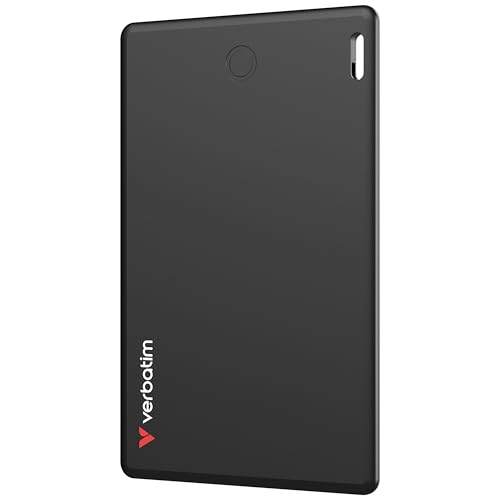 Verbatim My Finder Card, Slim Wallet Tracker-Karte, wiederaufladbarer Bluetooth Item Finder, für Geldbeutel, Reisepass und Co, kompatibel mit Apple „Wo ist?“ von Verbatim