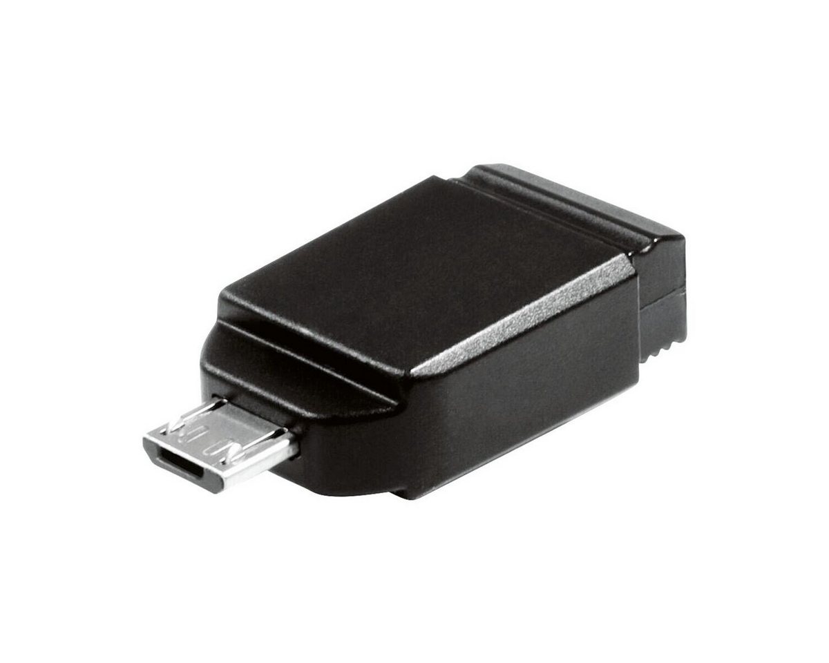 Verbatim Nano USB-Stick (Lesegeschwindigkeit 10 MB/s, mit Micro USB-Adapter) von Verbatim
