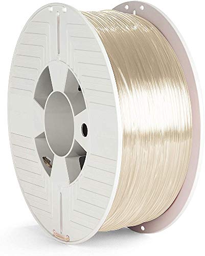 Verbatim PET-G-Filament 3D-Druck, 1,75mm, 1kg, Polyethylenterephthalat-Glykol-Filament zur Materialextrusion, für 3D-Drucker und 3D-Stift, 3D-Drucker-Filament aus PET-G, transparent von Verbatim