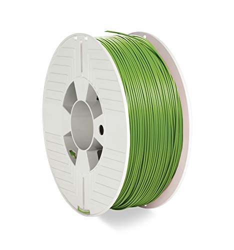 Verbatim PLA-Filament 3D-Druck, 1,75mm, 1kg, Hochleistungs-Polyactid-Filament zur Materialextrusion, für 3D-Drucker und 3D-Stift, 3D-Drucker-Filament aus PLA, 1 Spule 335m, grün Verbatim PLA-Filament 3D-Druck, 1,75mm, 1kg, Hochleistungs-Polyactid-Filament zur Materialextrusion, für 3D-Drucker und 3D-Stift, 3D-Drucker-Filament aus PLA, 1 Spule 335m, grün von Verbatim