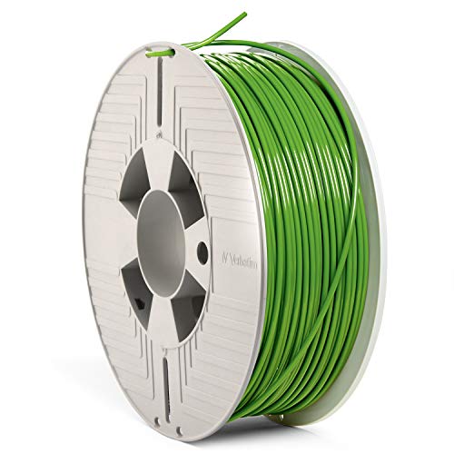 Verbatim PLA-Filament 3D-Druck, 2,85mm, 1kg, Hochleistungs-Polyactid-Filament zur Materialextrusion, für 3D-Drucker und 3D-Stift, 3D-Drucker-Filament aus PLA, 1 Spule 126m, grün Verbatim PLA-Filament 3D-Druck, 2,85mm, 1kg, Hochleistungs-Polyactid-Filament zur Materialextrusion, für 3D-Drucker und 3D-Stift, 3D-Drucker-Filament aus PLA, 1 Spule 126m, grün von Verbatim
