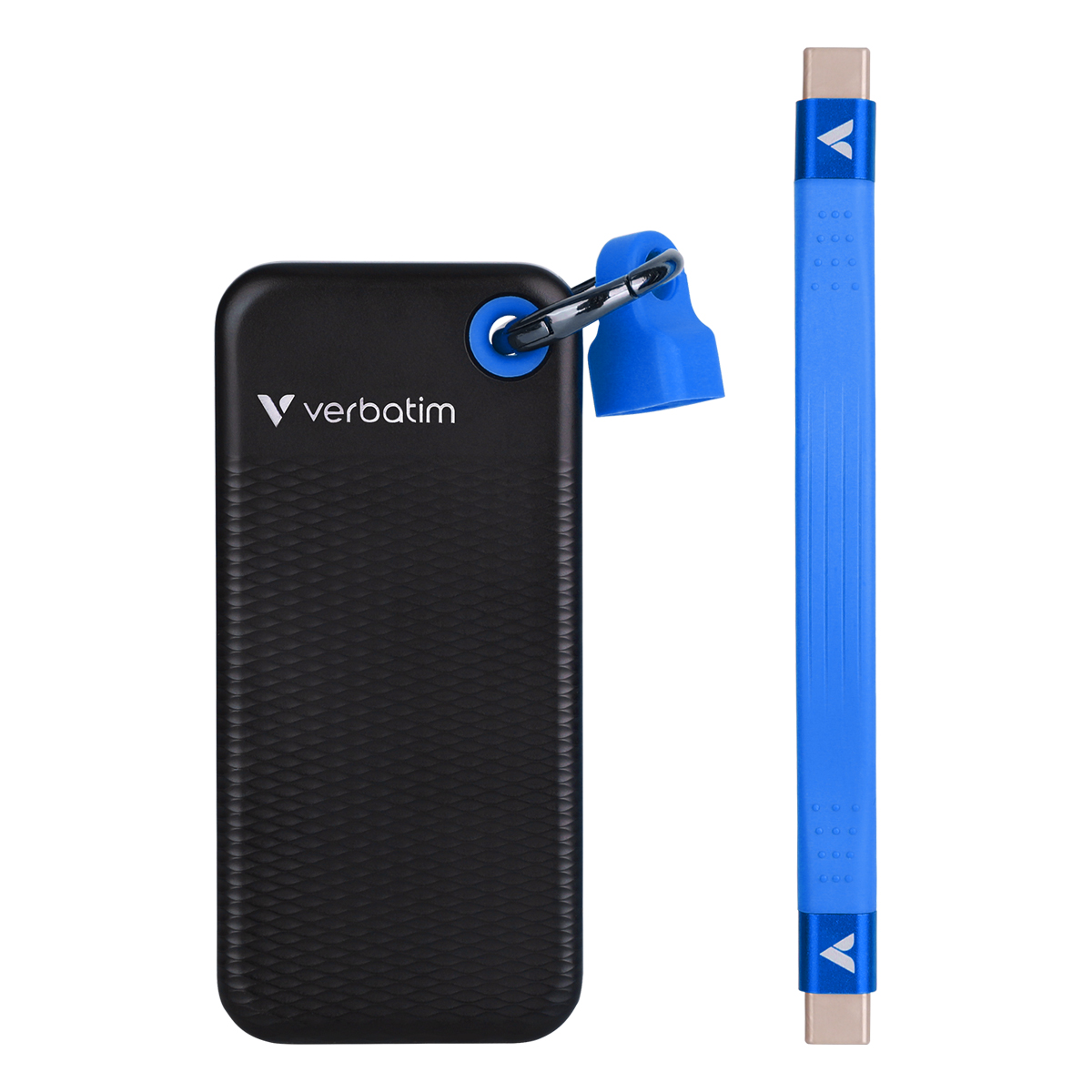 Verbatim Pocket SSD 1TB Schwarz/Blau Externe Solid-State-Drive, USB 3.2 Gen 2x1 Verbatim Pocket SSD 1TB Schwarz/Blau Externe Solid-State-Drive, USB 3.2 Gen 2x1 von Verbatim