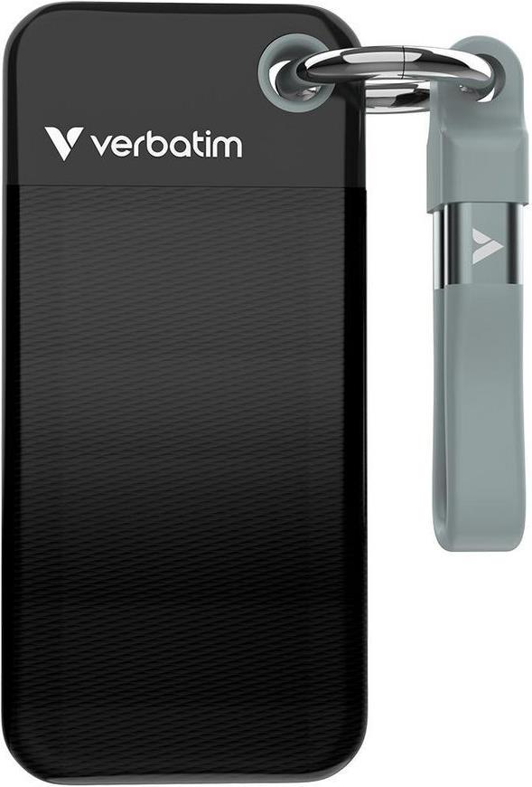 Verbatim Pocket SSD USB 3.2 1TB Black/Grey (32190) von Verbatim