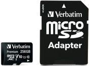 microSDXC Card 256GB, Premium, Class 10, U1 (44087) von Verbatim