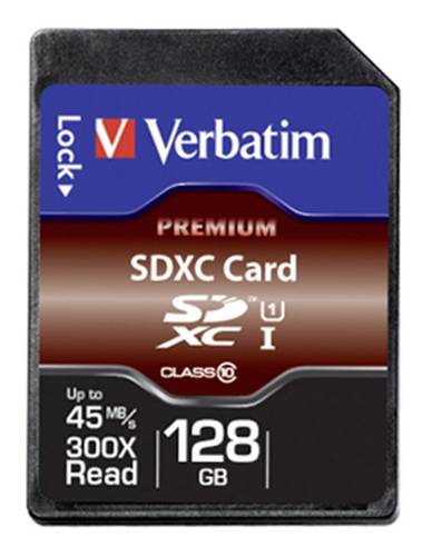 Verbatim Premium SDXC-Karte 128GB Class 10, UHS-I von Verbatim