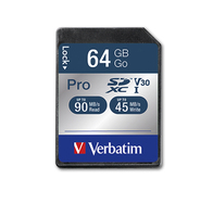 Verbatim Pro 64 GB SDXC UHS Klasse 10 von Verbatim