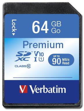 Verbatim SDXC Card 64GB Speicherkarte von Verbatim