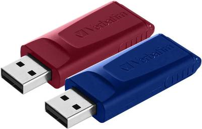 Verbatim Slider USB-Stick 32 GB Rot, Blau 49327 USB 2.0 (49327) von Verbatim