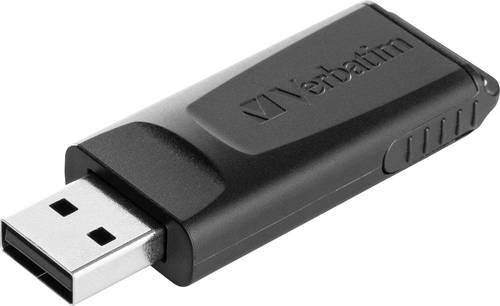Verbatim Slider USB-Stick 64GB Schwarz 98698 USB 2.0 von Verbatim