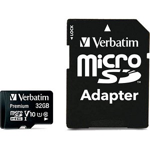 Verbatim Speicherkarte microSDHC-Card Premium 32 GB von Verbatim