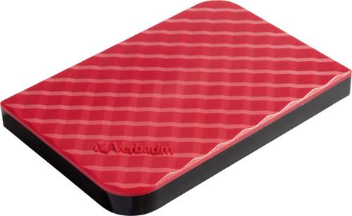 Verbatim Store 'n' Go 1TB Externe Festplatte 6.35cm (2.5 Zoll) USB 3.2 Gen 1 (USB 3.0) Rot 53203 von Verbatim