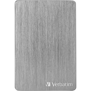 Verbatim Store 'n' Go Alu Slim 2 TB externe HDD-Festplatte grau von Verbatim