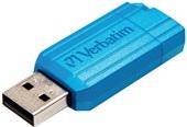 Verbatim Store 'n' Go Pin Stripe USB Drive - USB-Flash-Laufwerk - 64 GB - USB 2.0 - Caribbean Blue von Verbatim