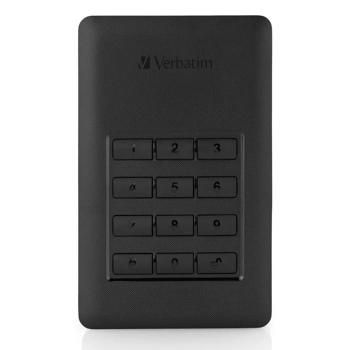 Verbatim Store 'n' Go Secure Portable 2TB Externe Festplatte, USB 3.2 Gen 1x1 von Verbatim