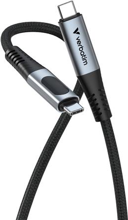 Verbatim Sync&Charge 240W 120cm USB-C/USB-C inkl. Display  31849 (31849) von Verbatim