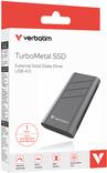 Verbatim TurboMetal SSD 1TB USB4 r/w 3700/3600 MB/s 32021 (32021) von Verbatim