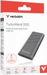 Verbatim TurboMetal SSD 4TB USB4 r/w 3700/3600 MB/s 32023 (32023) von Verbatim