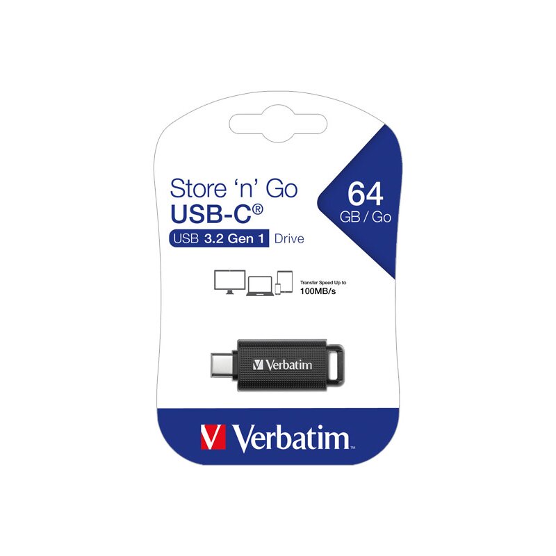 Verbatim USB 3.2 Stick 64GB, Retractable von Verbatim