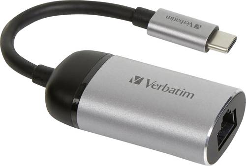 Verbatim USB-C® Adapter [1x USB-C® Stecker - 1x RJ45-Buchse] 49146 von Verbatim