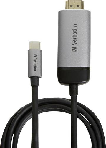Verbatim USB-C® Adapterkabel [1x USB-C® Stecker - 1x HDMI-Stecker] 49144 von Verbatim