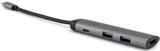 Verbatim USB-C Multiport-Hub - HDMI-Schnittstelle unterstützt bis zu 4K - 2x USB-3.0-Anschlüsse - USB 3.0 (3.1 Gen 1) Type-C - USB 3.0 (3.1 Gen 1) Type-C - Metall - 0,015 m - USB - 5 - 20 V (49140) von Verbatim