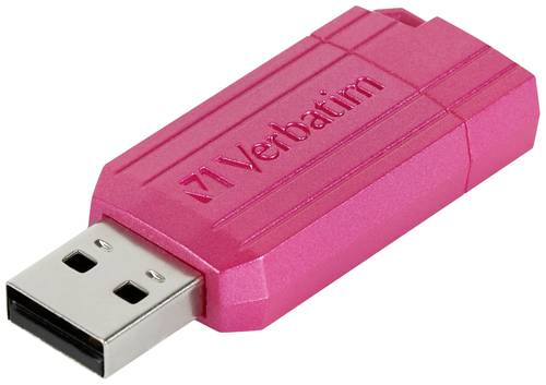 Verbatim USB DRIVE 2.0 PINSTRIPE USB-Stick 128GB Pink 49460 USB 2.0 von Verbatim