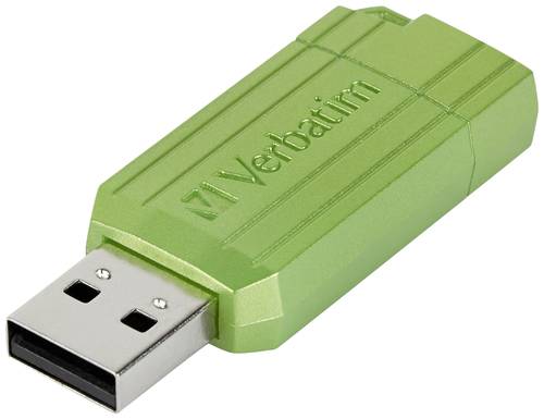 Verbatim USB DRIVE 2.0 PINSTRIPE USB-Stick 32GB Eucalyptus, Grün 49958 USB 2.0 von Verbatim