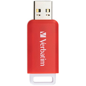 Verbatim USB-Stick DataBar rot 16 GB von Verbatim