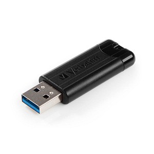 Verbatim USB-Stick PinStripe 3.0 schwarz 128 GB von Verbatim