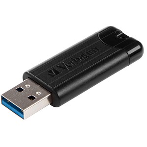 Verbatim USB-Stick PinStripe 3.0 schwarz 16 GB von Verbatim