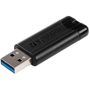 Verbatim USB-Stick PinStripe 3.0 schwarz 256 GB von Verbatim