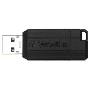 verbatim USB-Stick PinStripe schwarz 32 GB von Verbatim