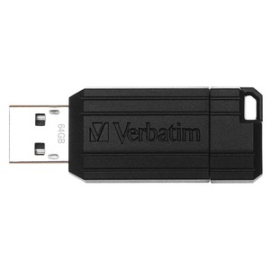 verbatim USB-Stick PinStripe schwarz 64 GB von Verbatim