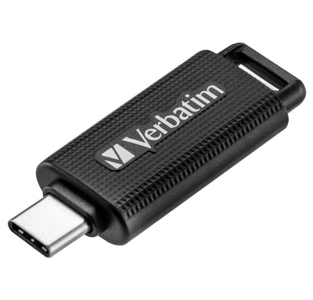 Verbatim USB-Stick Store 'n' Go (49458), USB-C, 64 GB, Schwarz/Grau USB-Stick von Verbatim