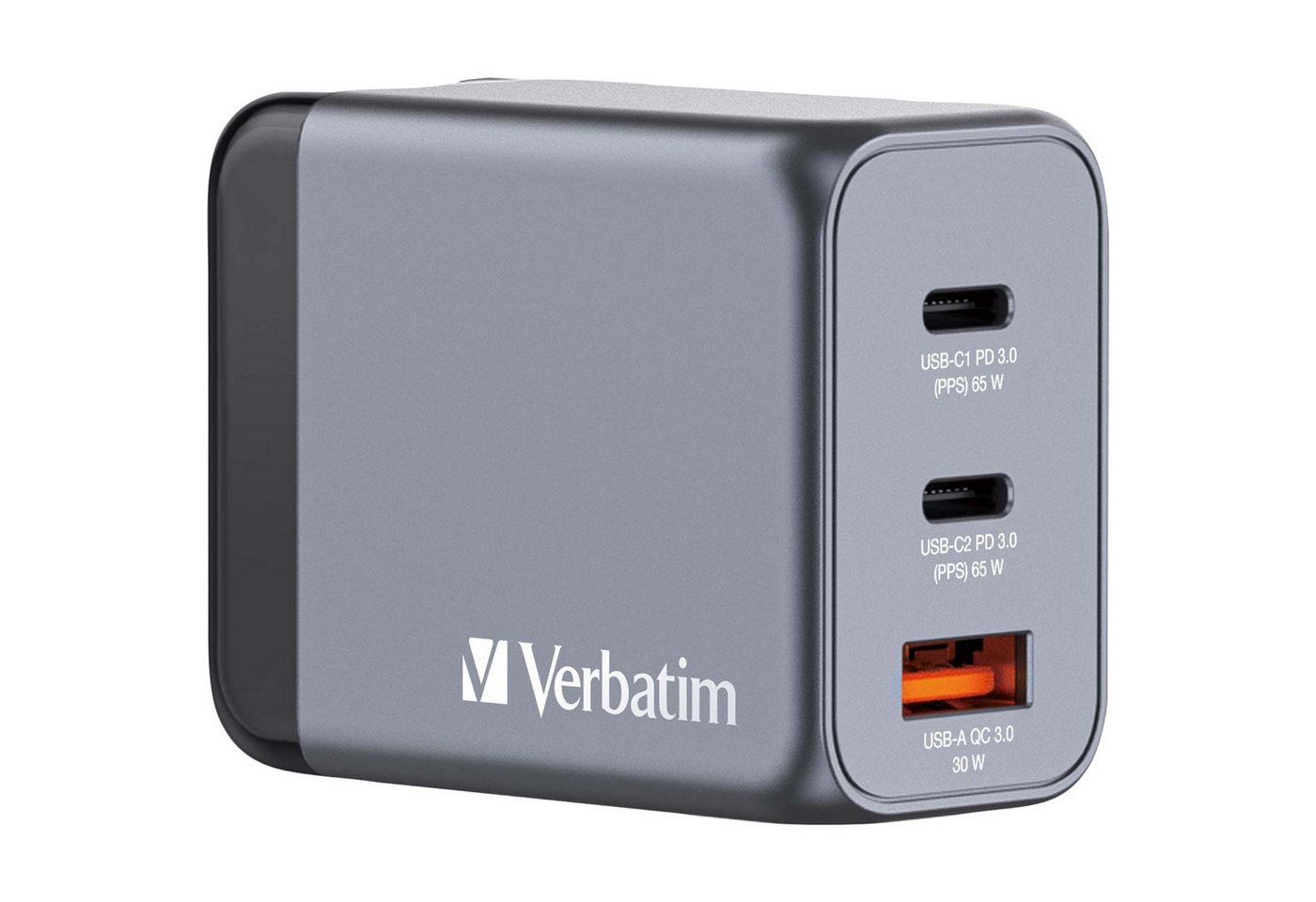 Verbatim VERBATIM USB-Ladegerät 32201, 65W, 1x USB-A QC, 2x USB-Ladegerät Verbatim VERBATIM USB-Ladegerät 32201, 65W, 1x USB-A QC, 2x USB-Ladegerät von Verbatim