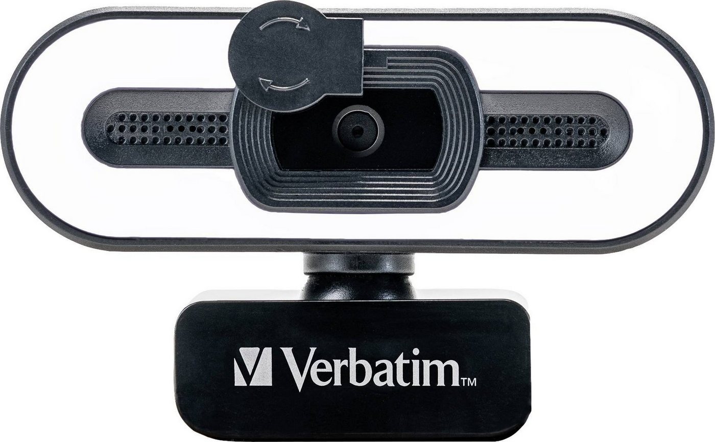 Verbatim VERBATIM Webcam mit Mikro+Licht AWC-02 Full HD 1080p Autof retail Webcam von Verbatim