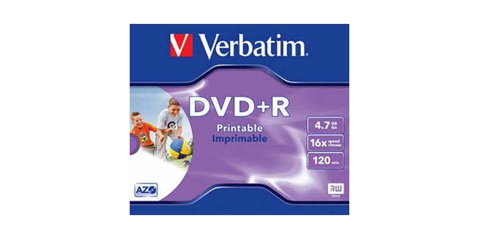 Verbatim Verbatim 43507 (DVD+R Wide Inkjet Printable Jewelbox) Computer-Adapter von Verbatim