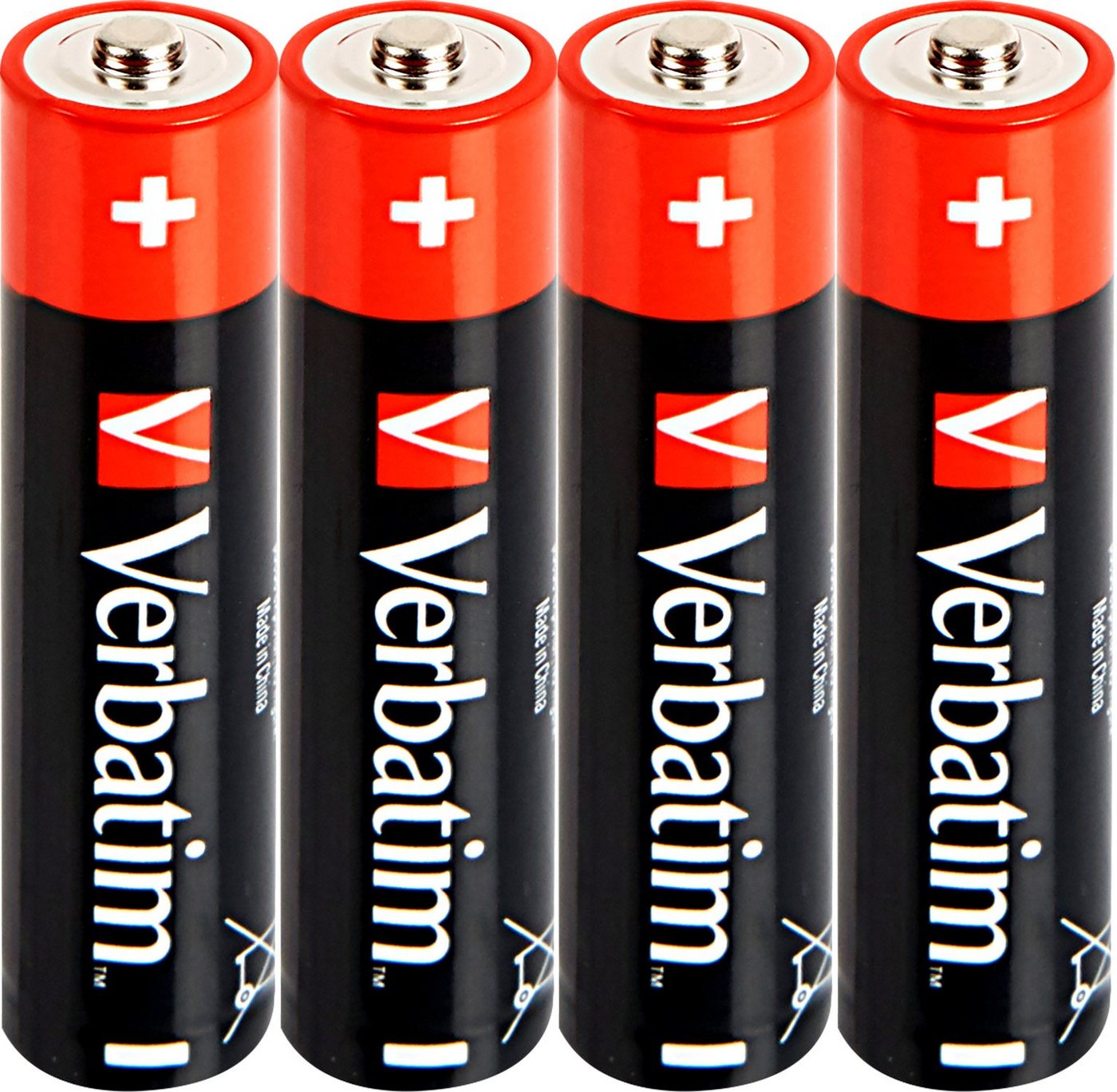 Verbatim Verbatim Batterie Alkaline, Micro, AAA, LR03, 1.5V Premium, Shrinkwra Batterie von Verbatim