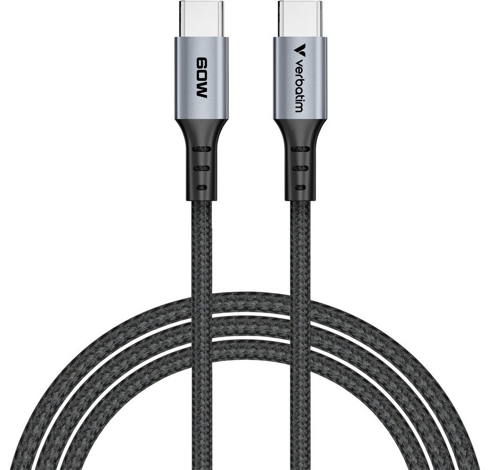 Verbatim Kabelzubehör Verbatim Handy Kabel [1x USB-C® Stecker - 1x USB-C® Stecker] 1.2 m USB von Verbatim