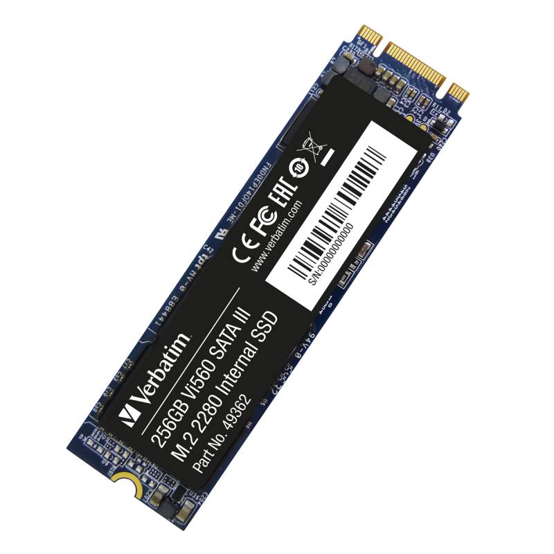 Verbatim Vi560 S3 SSD 256GB M.2 SATA 6Gb/s - internes Solid-State-Module von Verbatim