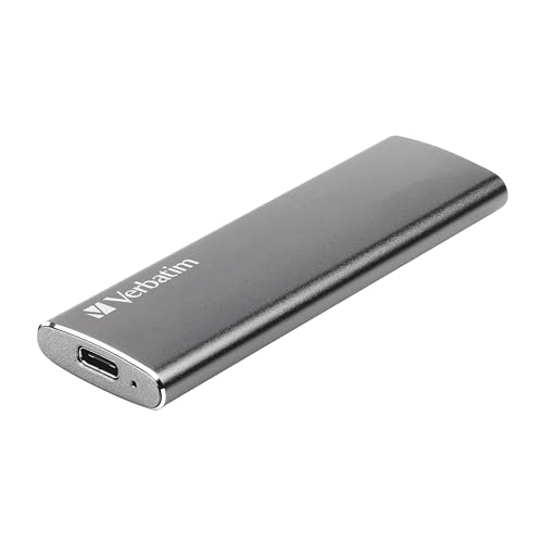 Verbatim Vx500 Externe SSD Festplatte, 1 TB, Portable Solid State Drive USB 3.2 Gen 2, externes Laufwerk für Mac, PC, Smartphone & Spielekonsole, spacegrau Verbatim Vx500 Externe SSD Festplatte, 1 TB, Portable Solid State Drive USB 3.2 Gen 2, externes Laufwerk für Mac, PC, Smartphone & Spielekonsole, spacegrau von Verbatim
