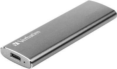 Verbatim Vx500 - SSD - 480 GB - extern (tragbar) - USB 3.1 Gen 2 (USB-C Steckverbinder) - Space-grau von Verbatim