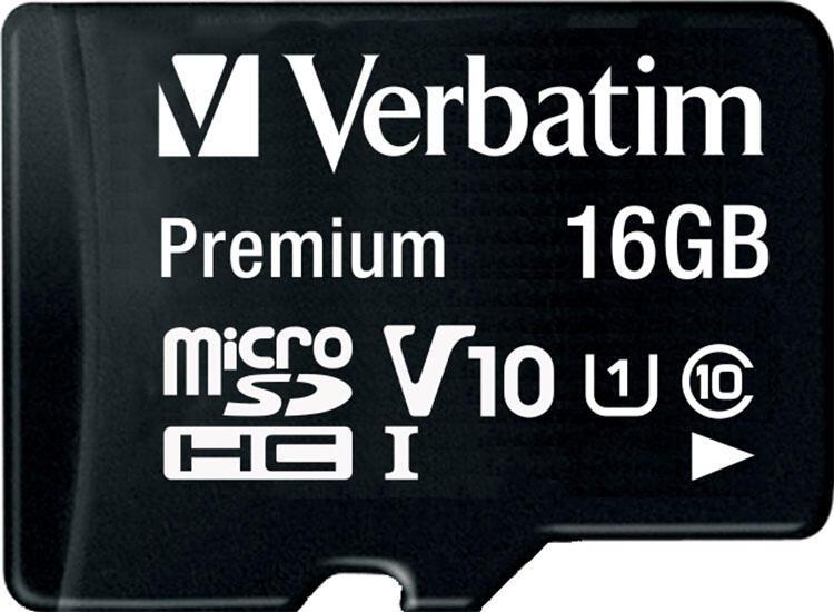 Verbatim micro SDHC Card 16GB Speicherkarte von Verbatim