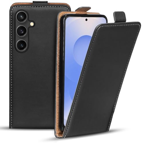 Verco Flip Cover für Samsung Galaxy S25 Case, Flipstyle Schutzhülle für Samsung S25 Hülle Tasche vertikal klappbare Handyhülle, Schwarz Verco Flip Cover für Samsung Galaxy S25 Case, Flipstyle Schutzhülle für Samsung S25 Hülle Tasche vertikal klappbare Handyhülle, Schwarz von Verco