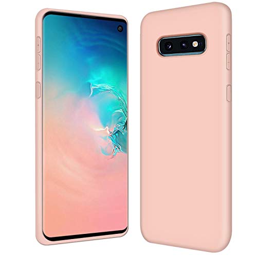 Verco Handyhülle für Samsung Galaxy S10e Hülle Silikon, Flex TPU Gel [weiches Innenfutter] Case für Galaxy S10e Schutzhülle Stoßfest (5,8 Zoll), Rosa von Verco