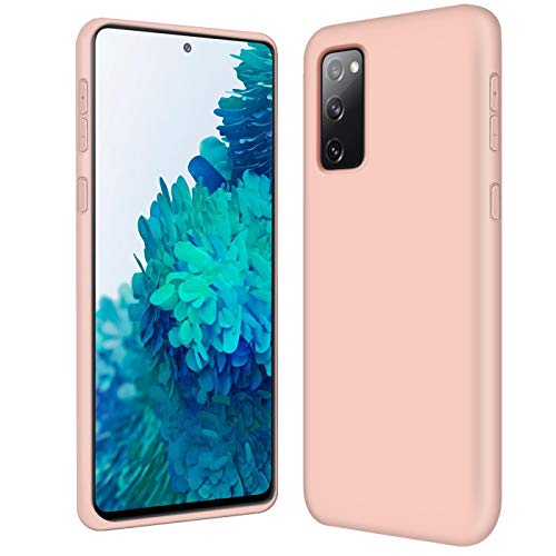 Verco Handyhülle für Samsung Galaxy S20 FE Hülle Silikon, Flex TPU Gel [weiches Innenfutter] Case für Galaxy S20 FE Schutzhülle Stoßfest, Rosa von Verco