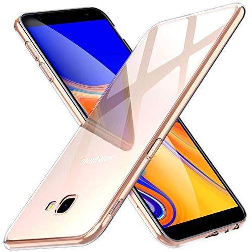 Verco Handyhülle für Samsung J4 Plus Case, Handy Cover für Samsung Galaxy J4+ Hülle Transparent Dünn Klar Silikon, durchsichtig von Verco